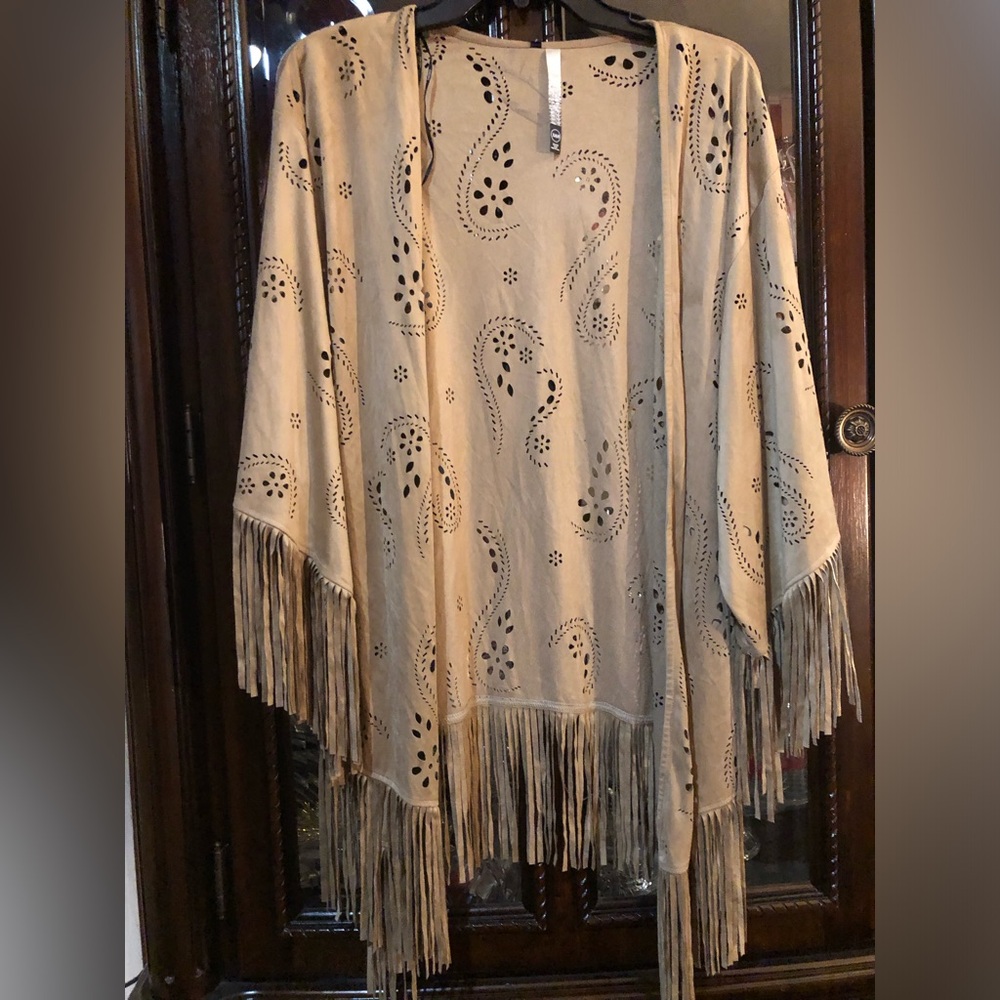 Fringe Open Cardigan